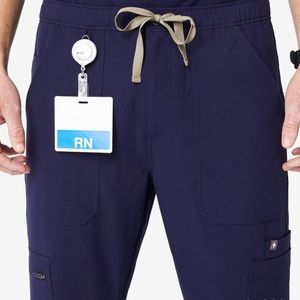 Figs large Cairo scrub pants navy blue